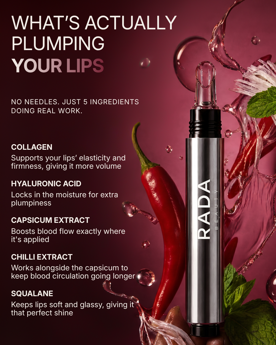 Collagen Lip Plumper | 100% Natural & Vegan